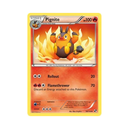 포켓몬 TCG 챠오꿀 U 블랙 & 화이트 (영문판)