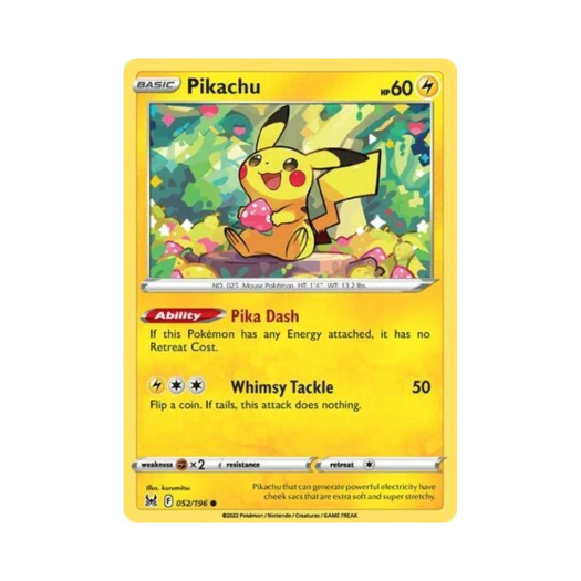 포켓몬 TCG 피카츄 C 로스트 오리진 (영문판)