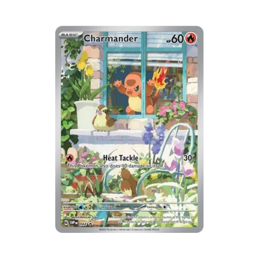 포켓몬 TCG 파이리 P 스칼렛 & 바이올렛 프로모 카드 (영문판)
