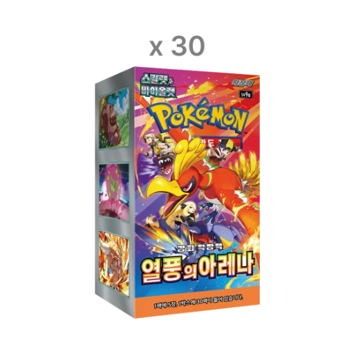 포켓몬 TCG 스칼렛 & 바이올렛 강화 확장팩 열풍의 아레나 30박스 (총 900팩/한글판) 카드 이미지