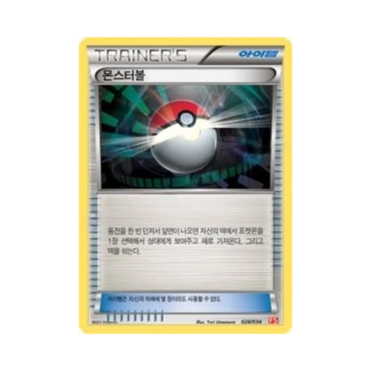포켓몬 TCG 몬스터볼 BW 퍼스트 세트 불꽃의 진화 (한글판)