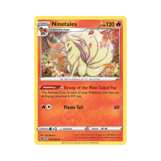 포켓몬 TCG 나인테일 U 퓨전 스트라이크 (영문판)
