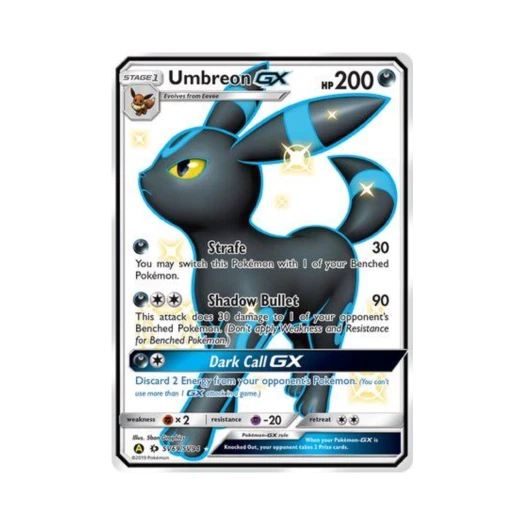 포켓몬 TCG 블래키 GX RSG 히든 페이츠 (영문판)