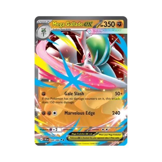 Pokemon TCG Mega Gallade ex RR Chaos Rising (English Ver.)