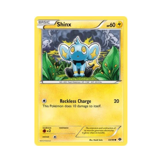 Pokemon TCG Shinx C Next Destinies (English Ver.)