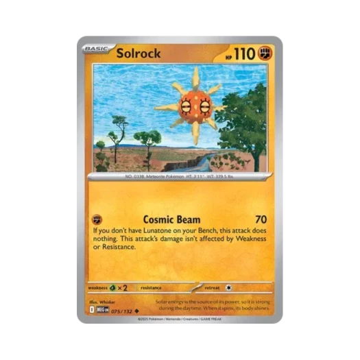 Pokemon TCG Solrock U Mega Evolution (English Ver.)