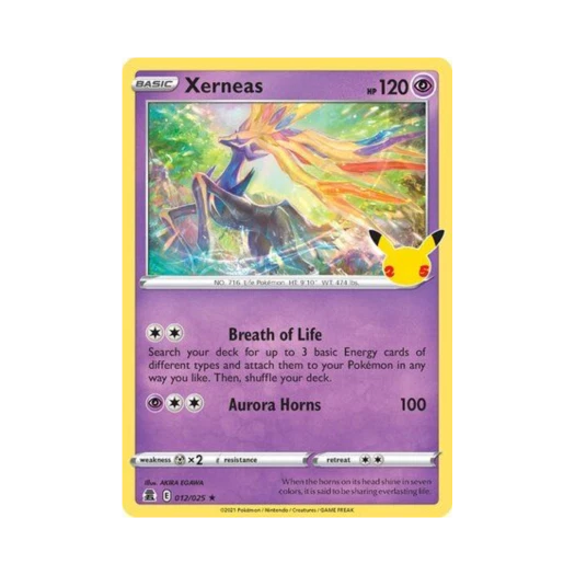 Pokemon TCG Xerneas R Celebrations (English Ver.)