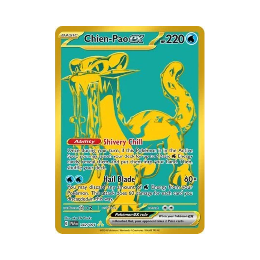포켓몬 TCG 파오젠 ex HR 팔데아 페이트 (영문판)