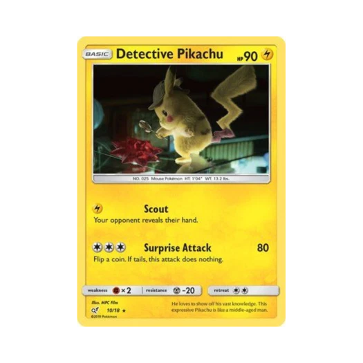 포켓몬 TCG 명탐정 피카츄 R 명탐정 피카츄 (영문판)