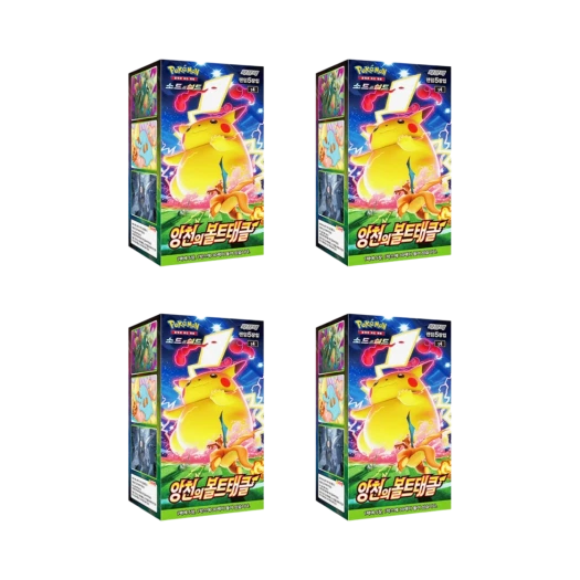 포켓몬 TCG 소드&실드 확장팩 앙천의 볼트태클 4박스 (총 120팩/한글판) 카드 이미지
