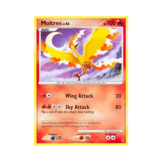 Pokemon TCG Moltres R Supreme Victors (English Ver.)