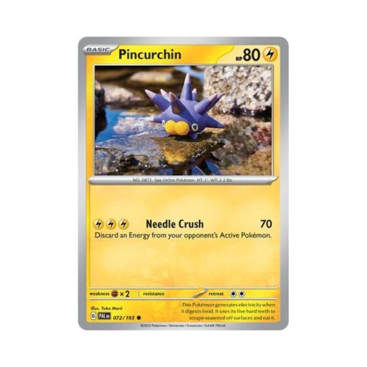 포켓몬 TCG 찌르성게 C 팔데아 이볼브드 (영문판) 카드 이미지