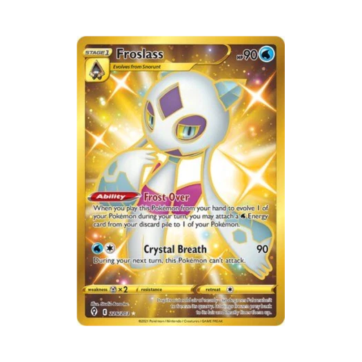 Pokemon TCG Froslass RS Evolving Skies (English Ver.)