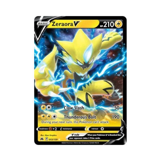 Pokemon TCG Zeraora V R Crown Zenith (English Ver.)
