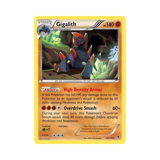 Pokemon TCG Gigalith RH Phantom Forces (English Ver.)