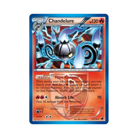 포켓몬 TCG 샹델라 RH 플라스마 프리즈 (영문판)