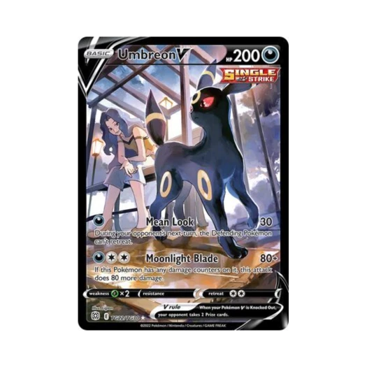 포켓몬 TCG 블래키 V HRV 브릴리언트 스타즈 (영문판)