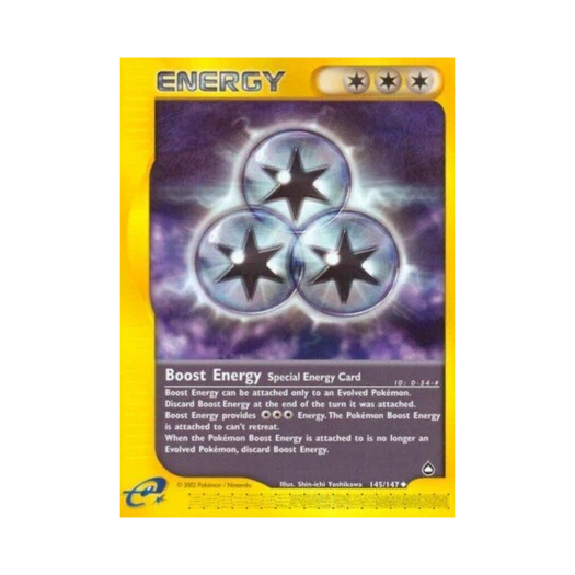 Pokemon TCG Boost Energy U Aquapolis (English Ver.)