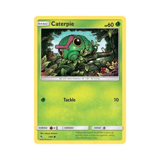 포켓몬 TCG 캐터피 C 히든 페이츠 (영문판)