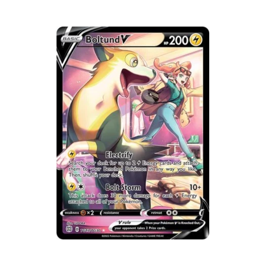 Pokemon TCG Boltund V HRV Brilliant Stars (English Ver.)