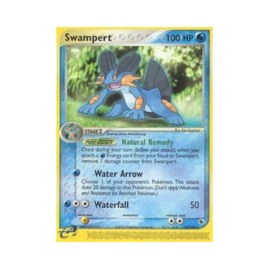 Pokemon TCG Swampert R EX Ruby & Sapphire (English Ver.)