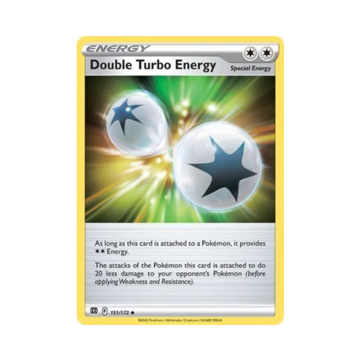 Pokemon TCG Double Turbo Energy U Brilliant Stars (English Ver.)