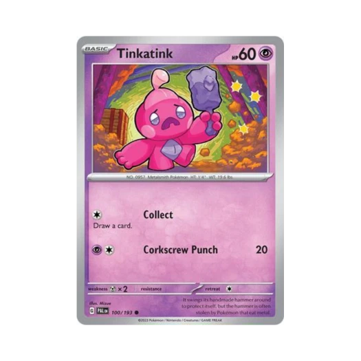 포켓몬 TCG 어리짱 C 팔데아 이볼브드 (영문판) 카드 이미지