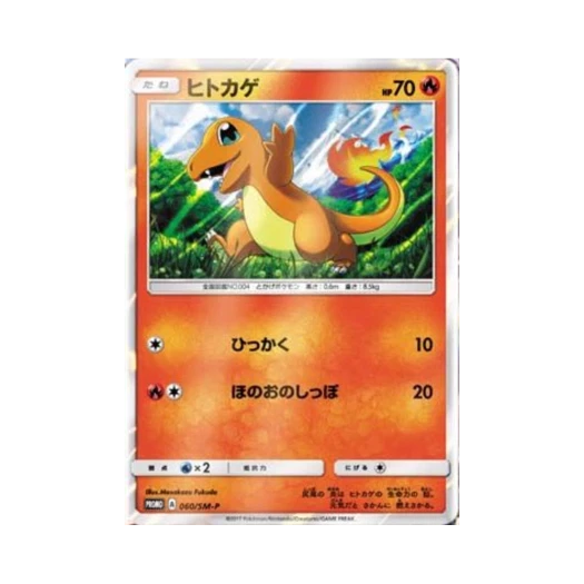 포켓몬 TCG 파이리 P 썬&문 프로모 카드 (일어판)