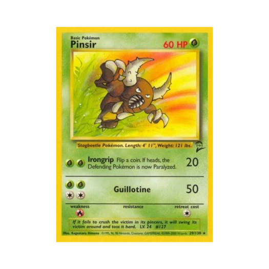 Pokemon TCG Pinsir R Base Set 2 (English Ver.)