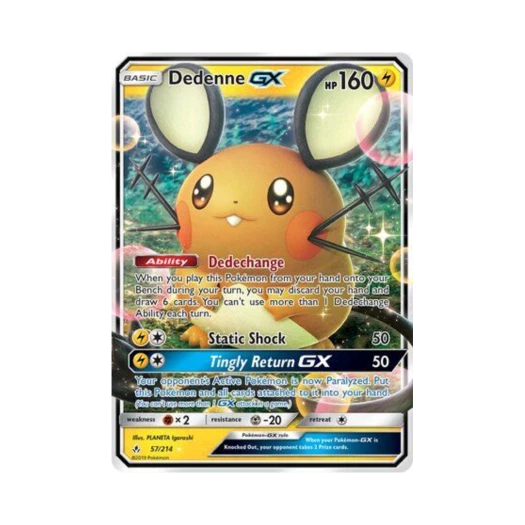 포켓몬 TCG 데덴네 GX RHG 언브로큰 본즈 (영문판)