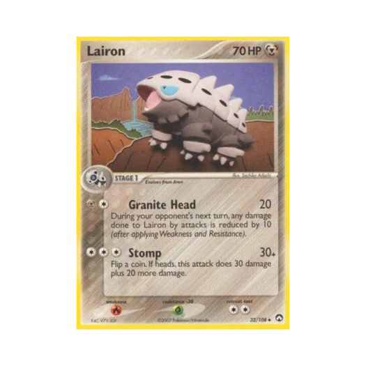 Pokemon TCG Lairon U EX Power Keepers (English Ver.)