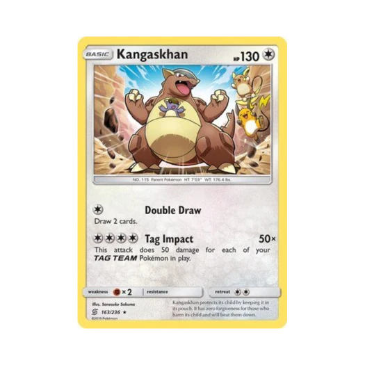 Pokemon TCG Kangaskhan RH Unified Minds (English Ver.)