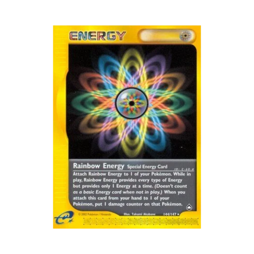 포켓몬 TCG 레인보우 에너지 R 아쿠아폴리스 (영문판)