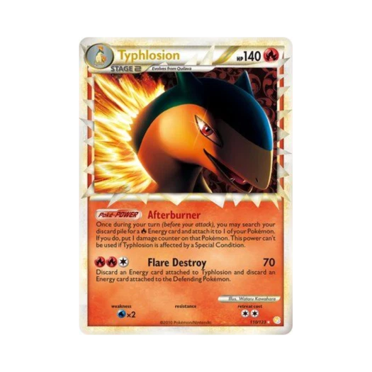 포켓몬 TCG 블레이범 RP 하트골드 & 소울실버 (영문판)