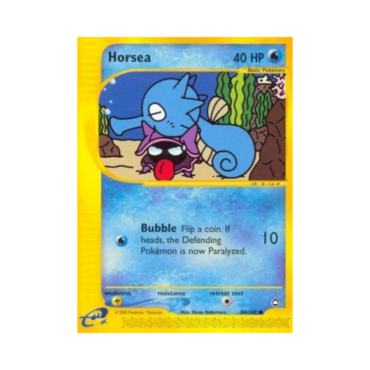 포켓몬 TCG 쏘드라 C 아쿠아폴리스 (영문판)