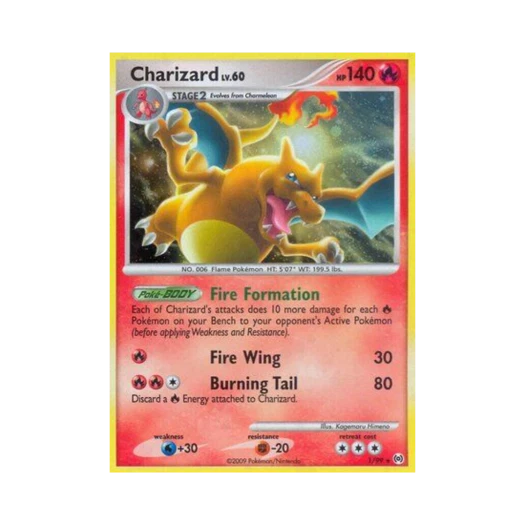 Pokemon TCG Charizard RH Arceus (English Ver.)