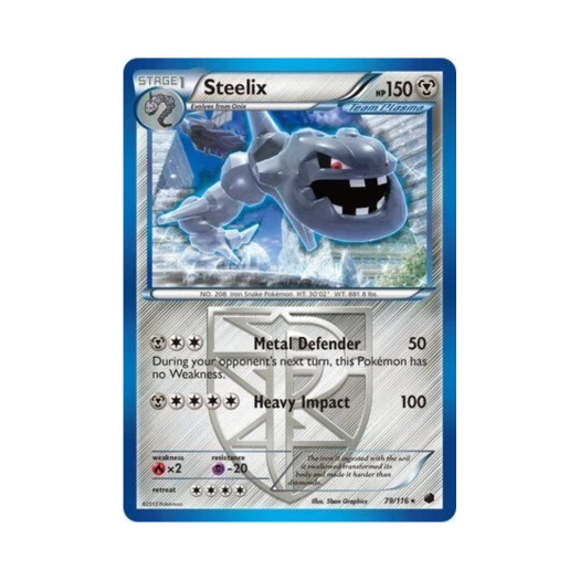 Pokemon TCG Steelix R Plasma Freeze (English Ver.)