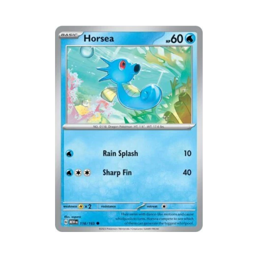 포켓몬 TCG 쏘드라 C 스칼렛 & 바이올렛 151 (영문판) 카드 이미지