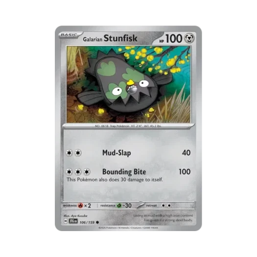Pokemon TCG Galarian Stunfisk C Journey Together (English Ver.)