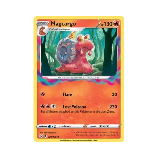 포켓몬 TCG 마그카르고 R 로스트 오리진 (영문판)