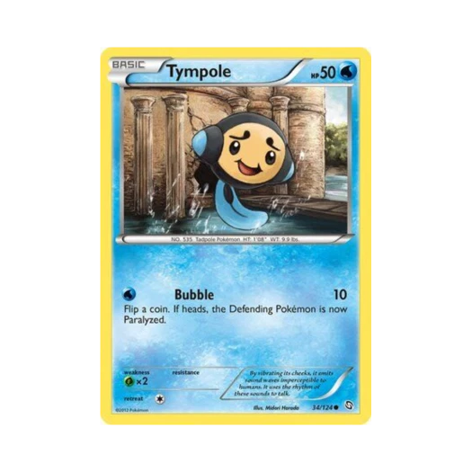 Pokemon TCG Tympole C Dragons Exalted (English Ver.)