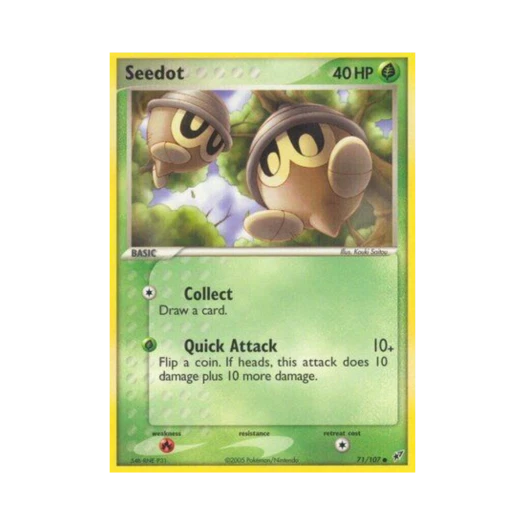 포켓몬 TCG 도토링 C EX 테오키스 (영문판)