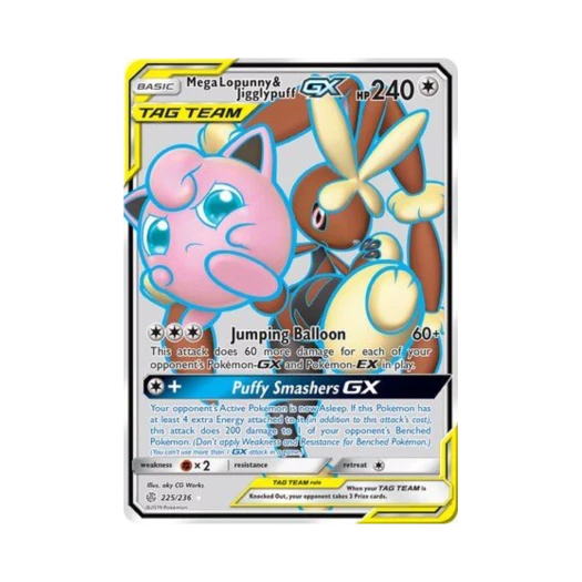 포켓몬 TCG 메가 이어롭 & 푸린 GX RU 코스믹 이클립스 (영문판)
