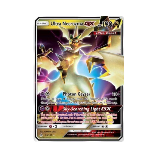 포켓몬 TCG 울트라 네크로즈마 GX RHG 포비든 라이트 (영문판)