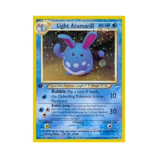 포켓몬 TCG 라이트 마릴리 RH 네오 데스티니 (영문판)