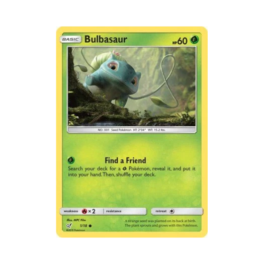 포켓몬 TCG 이상해씨 C 명탐정 피카츄 (영문판)