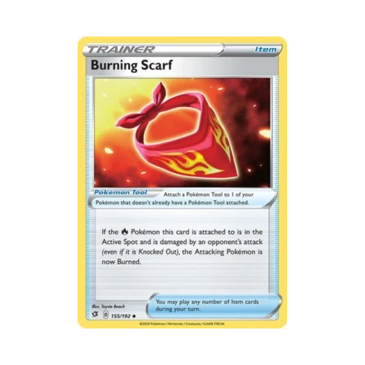 포켓몬 TCG 불타는 스카프 U 레벌 크래시 (영문판)