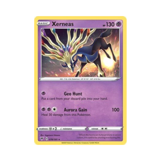 포켓몬 TCG 제르네아스 RH 비비드 볼티지 (영문판)