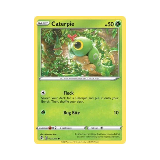 포켓몬 TCG 캐터피 C 퓨전 스트라이크 (영문판)