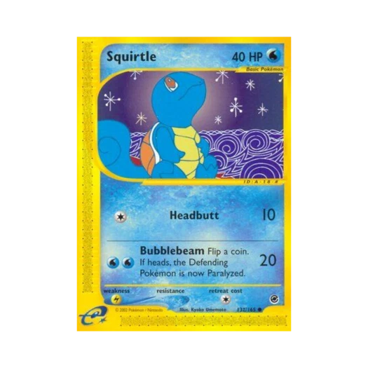Pokemon TCG Squirtle C Expedition Base Set (English Ver.)